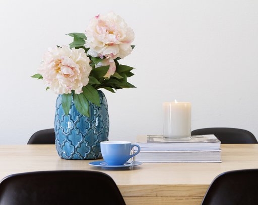 Oakview Place interior floor plan with beautiful kitchen.